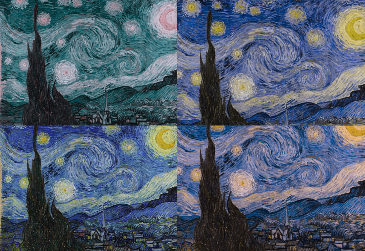 Van Gogh colour blind
